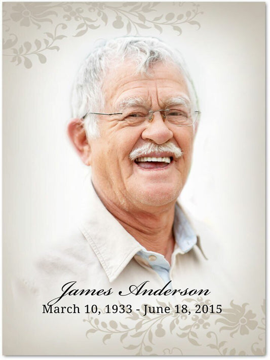 Ceasar Funeral Poster Memorial Portrait - The Funeral Program Site