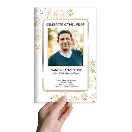 Charleston Online Funeral Program Template - The Funeral Program Site