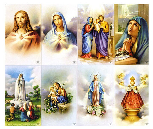Clouds Catholic Assorted Mass Funeral Prayer Card Paper (Pack of 24) - The Funeral Program Site