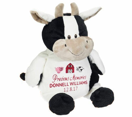 Country Cow Memorial Stuffed Animal - Urn - The Funeral Program Site