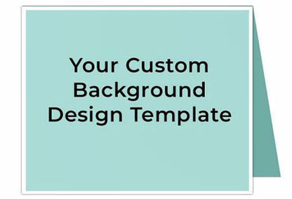 Your Design Custom Thank You Card Template.