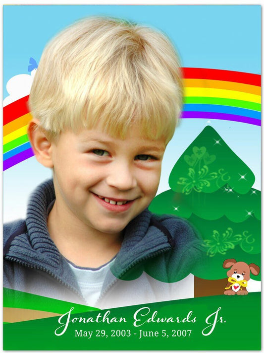 Delight Funeral Poster Memorial Portrait - The Funeral Program Site