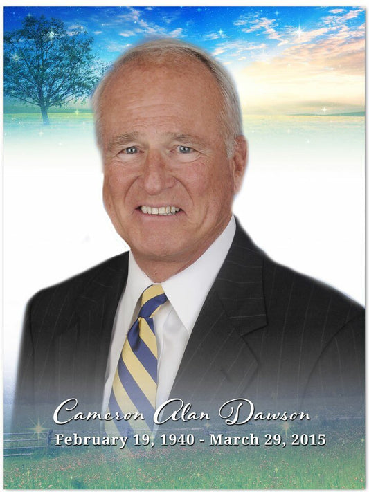 Destiny Funeral Poster Memorial Portrait - The Funeral Program Site