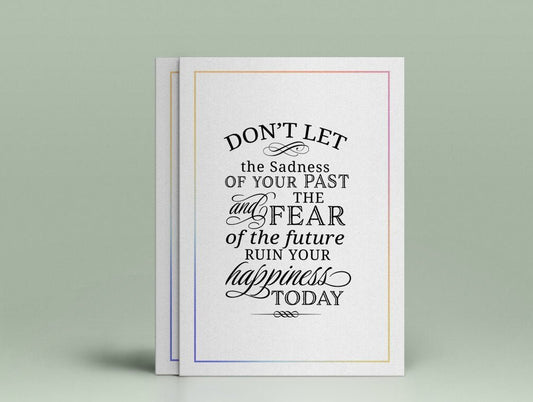 Don't Let Your Sadness Funeral Quote Word Art - The Funeral Program Site