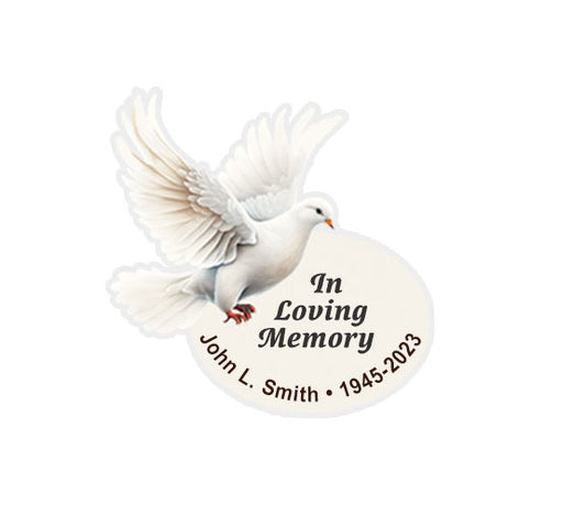 Dove of Peace Memorial Pin - Pack of 10