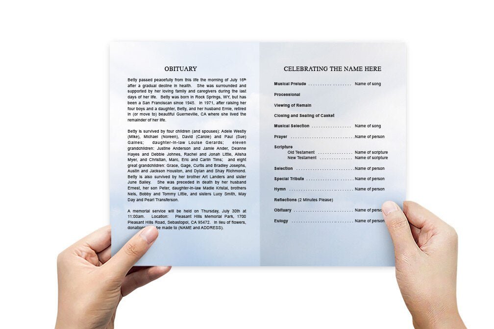 Steps Funeral Program DIY Funeral Program Templates Made Simple: A Calm, Step-by-Step Guide ...