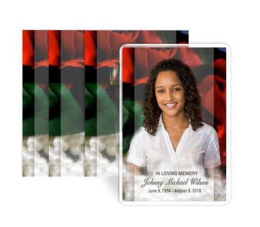 Elegance Funeral Prayer Card Design & Print (Pack of 50) - The Funeral Program Site