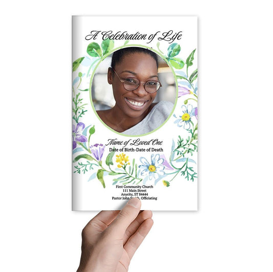 Encircle Online Funeral Program Template - The Funeral Program Site