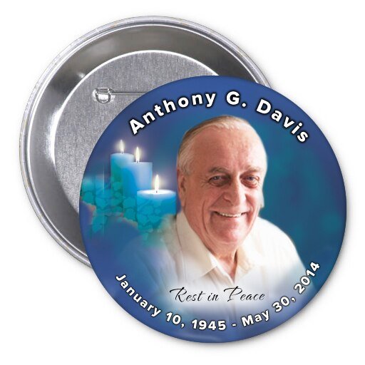 Enlighten Memorial Button Pin (Pack of 10) - The Funeral Program Site