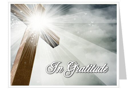 Eternal Thank You Card Template - The Funeral Program Site