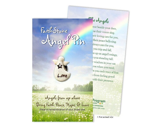 Faithstone Angel Pin - The Funeral Program Site
