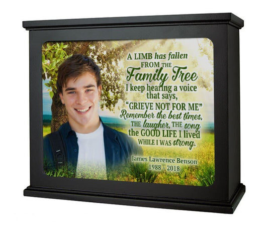 Family Tree Photo Light Box Memorial - The Funeral Program Site