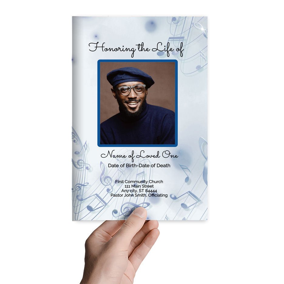 Song Funeral Program Template (Easy Online Editor)