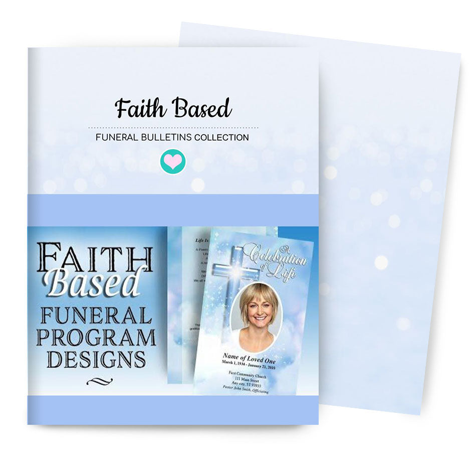 Faith Based Printable Funeral Program Catalog