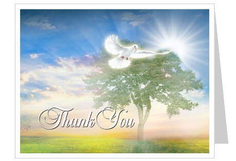 Gardener Thank You Card Template - The Funeral Program Site