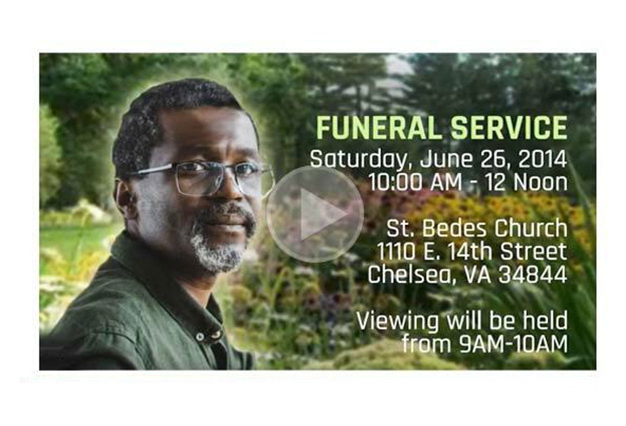 Gardener Social Media Funeral Service Announcement Video 1080p.