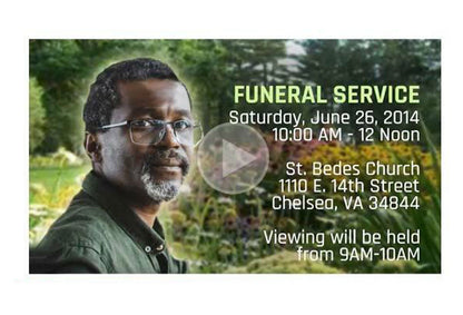Gardener Social Media Funeral Service Announcement Video 1080p.