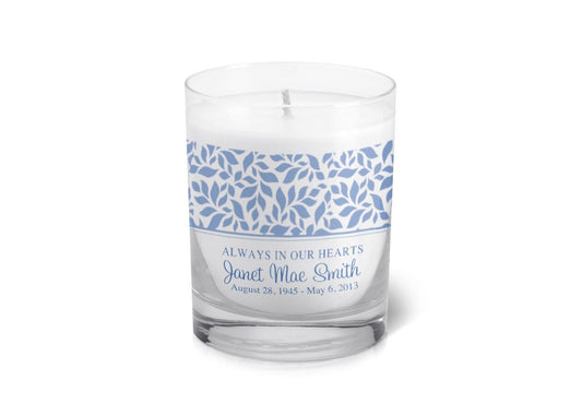 Genesis Personalized Votive Memorial Candle - The Funeral Program Site