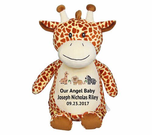 Giraffe Memorial Stuffed Animal - Urn - The Funeral Program Site