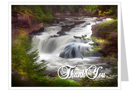 Graceful Thank You Card Template - The Funeral Program Site