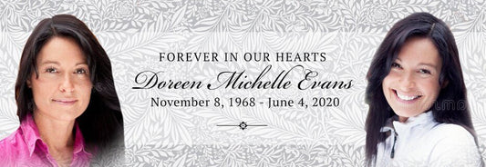 Gray Leaves Personalized Casket Panel Insert - Full Couch - The Funeral Program Site