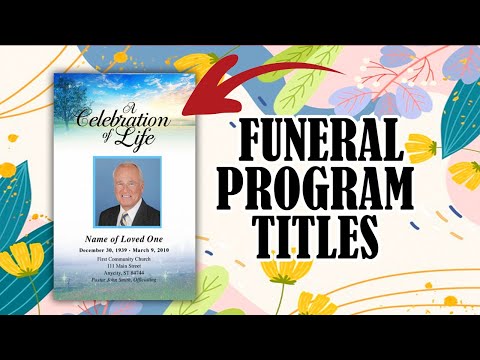 Recuerdos especiales de nuestro amado programa funerario Título