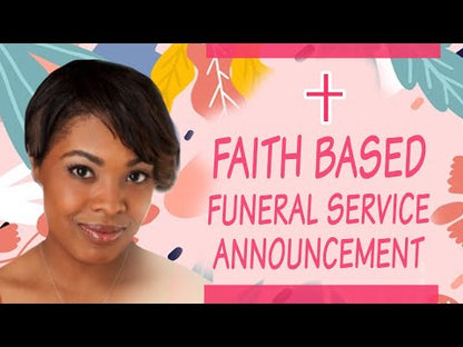 Faith Social Media Funeral Service Announcement Video 1080p