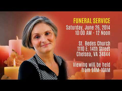 Candle Social Media Funeral Service Announcement Video 1080p