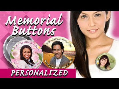 Awareness Memorial Button Pin (Pack of 10)
