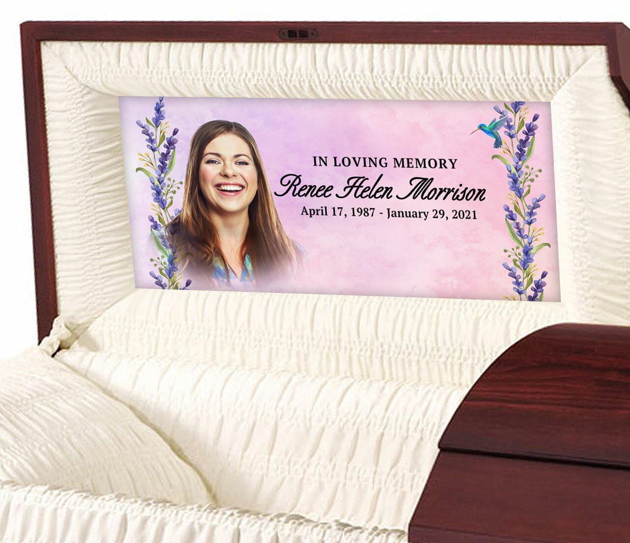 Funeral Program Inserts Casket Panels - Personalized Casket Head Panel Inserts - The Funeral ...