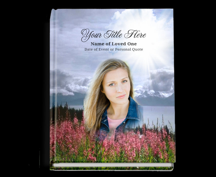Seasons Perfect Bind Memorial Funeral Guest Book.