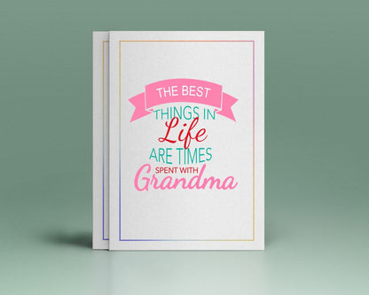 Grandma The Best Things Ever Word Art.