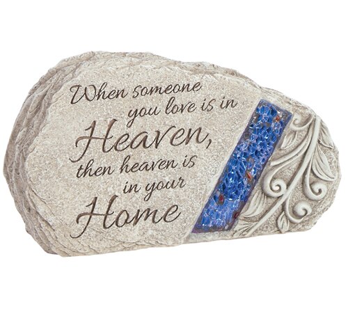 Personalized Someone You Love Glow In The Dark Memorial Stone.