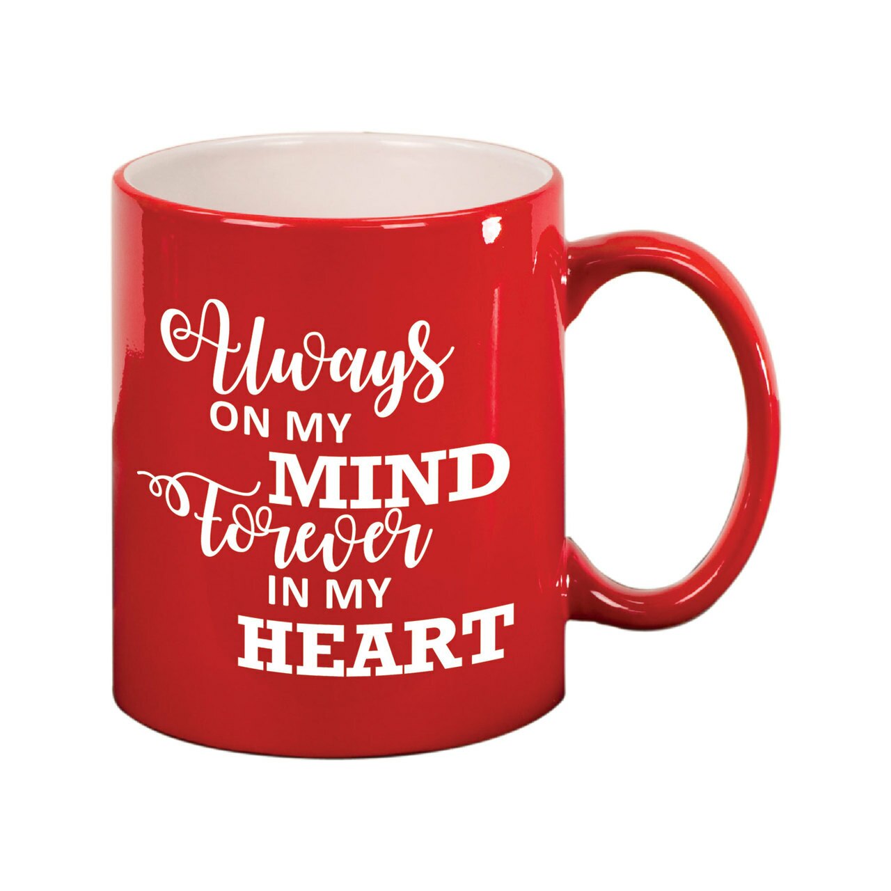 Always On My Mind In Loving Memory Ceramic Mug.