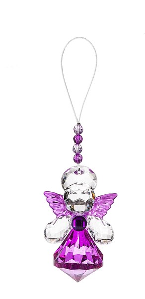Guardian Angel of Remembrance Sparkling Acrylic Ornament.