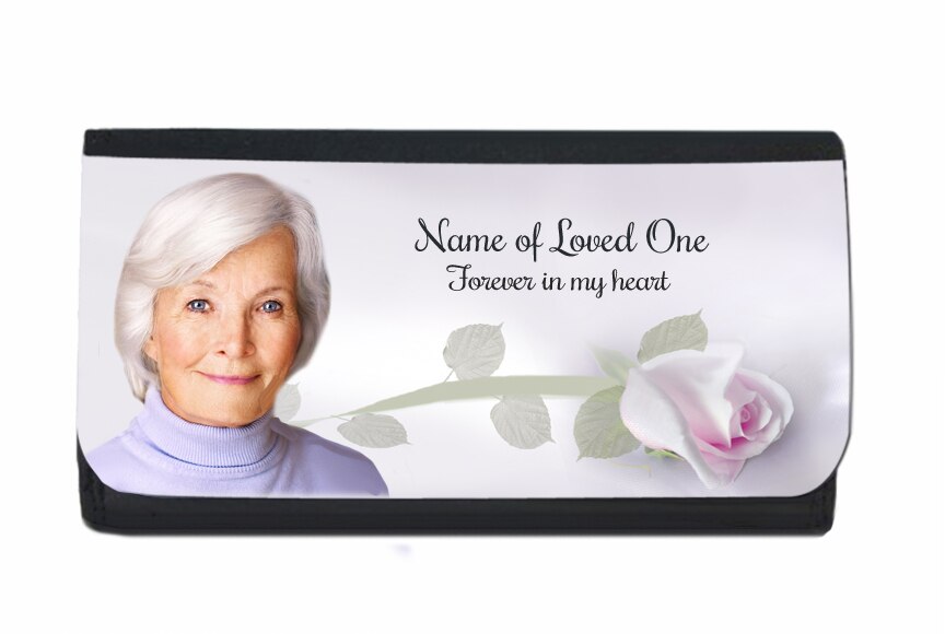 Beloved Personalized In Loving Memory Leatherette Wallet.