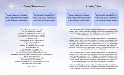 Pathway Funeral Booklet Template.