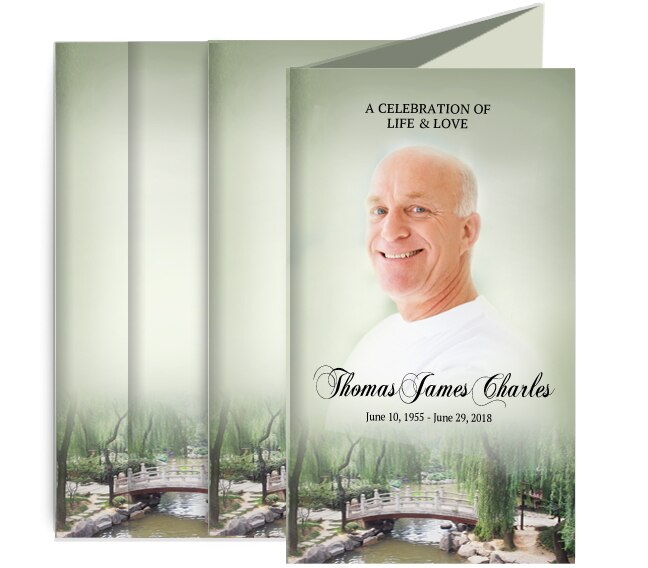 Bridge Funeral Brochure Design & Print (Pack of 50).
