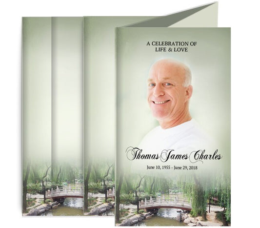 Bridge Funeral Brochure Design & Print (Pack of 50).