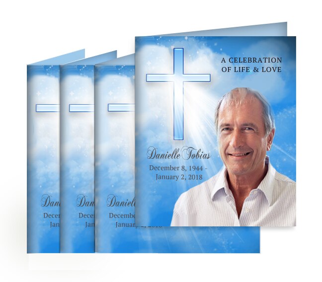 Heaven Memorial Card Design & Print (Pack of 50).
