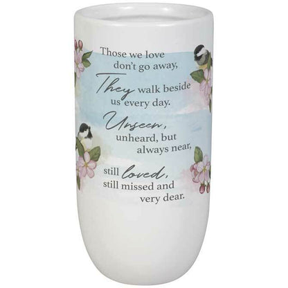 Always Near Ceramic Memorial Vase.