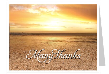 Timeless Thank You Card Template.