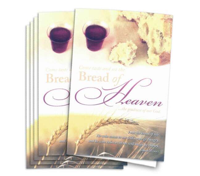 Bread of Heaven Funeral Program Paper (Pack of 25).