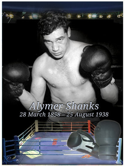 Boxing Funeral Memorial Poster Portrait.
