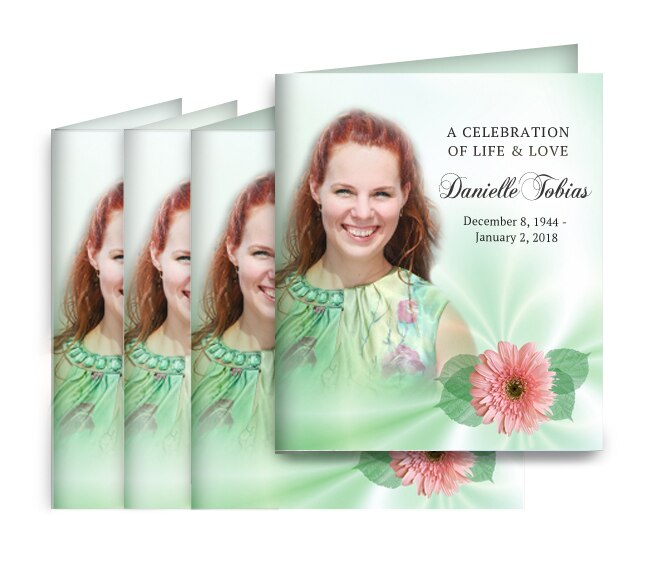 Blossom Memorial Card Design & Print (Pack of 50).