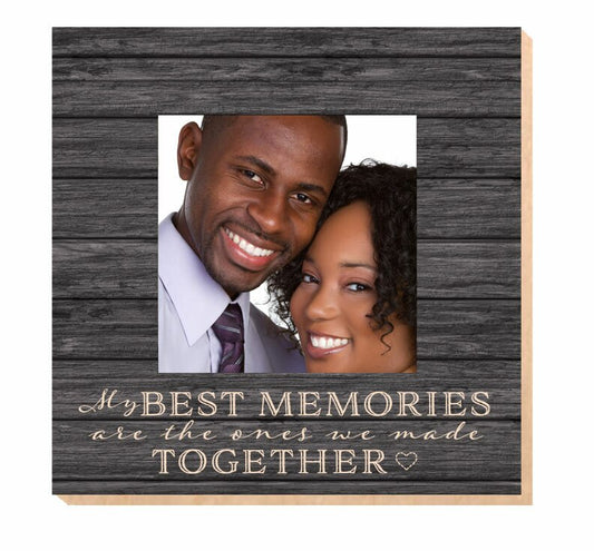 Best Moments Memorial Photo Printed On Wood.