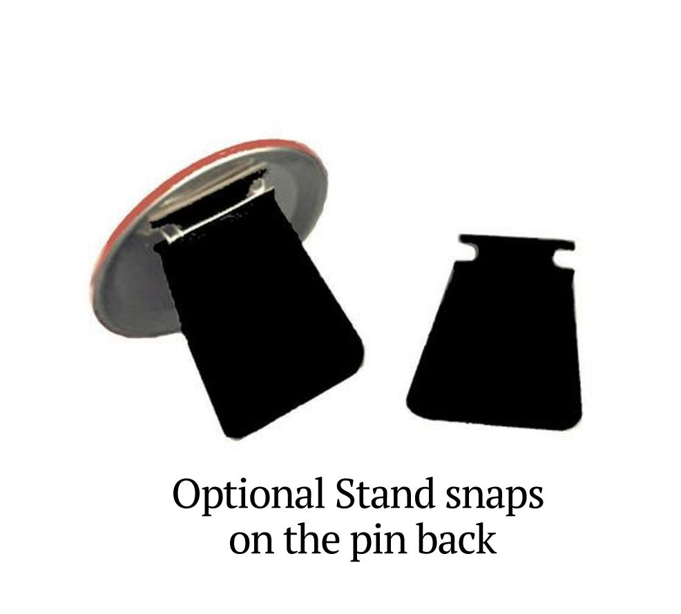 Baseball Memorial Button Pin (Pack of 10).
