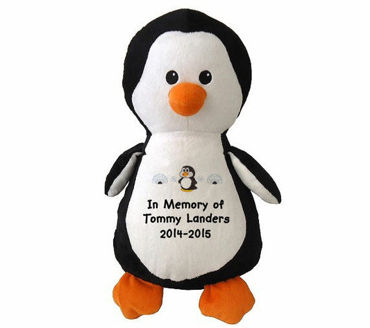 Penny Penguin Memorial Stuffed Animal-Urn.