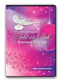 Add-On Funeral Program Template Software Accessory Pak.