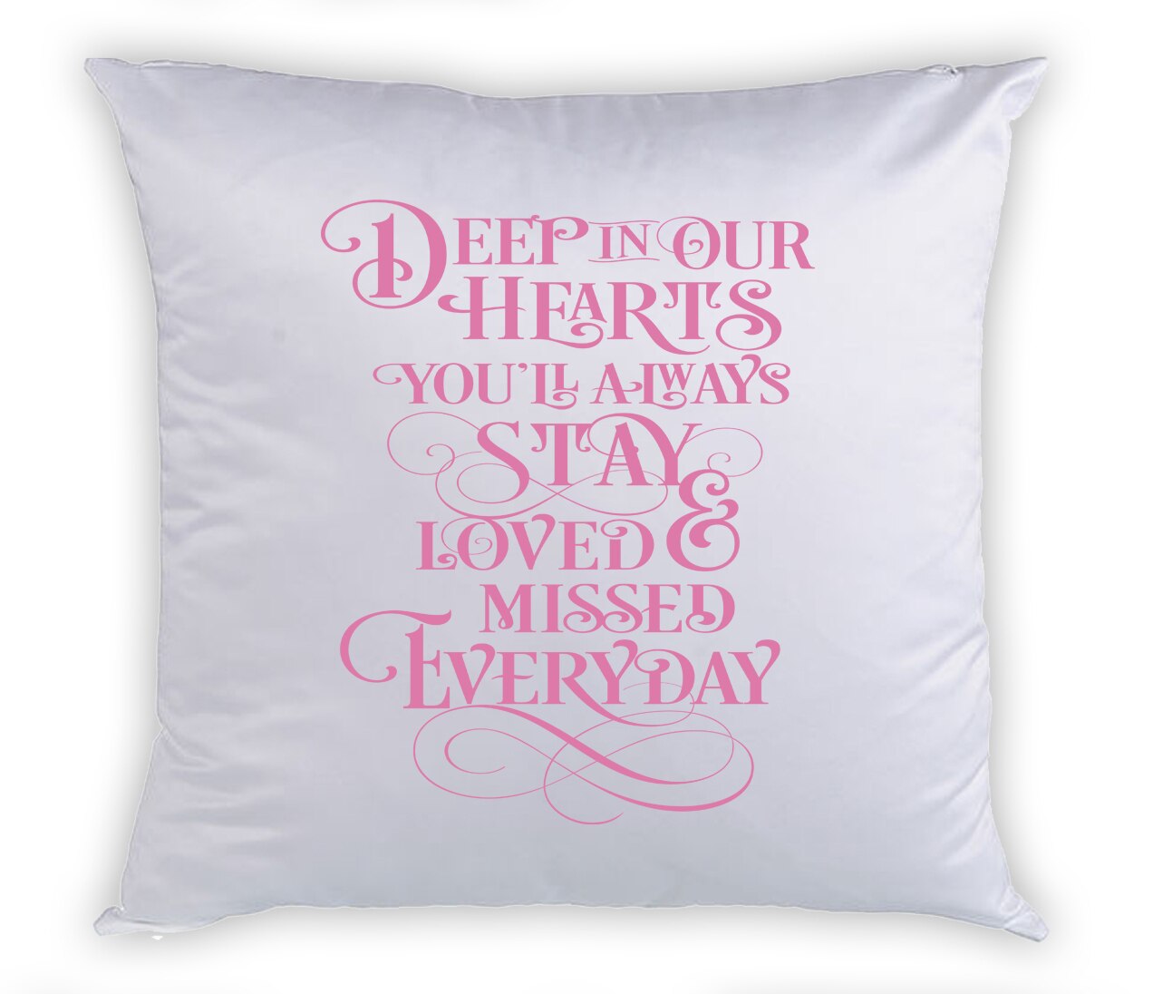 Pink Accent Memorial Magic Swipe Reversible Mermaid Sequin Pillow.